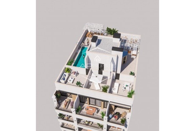 Apartament - Penthouse - Nowy budynek - Torrevieja - Playa de El Cura