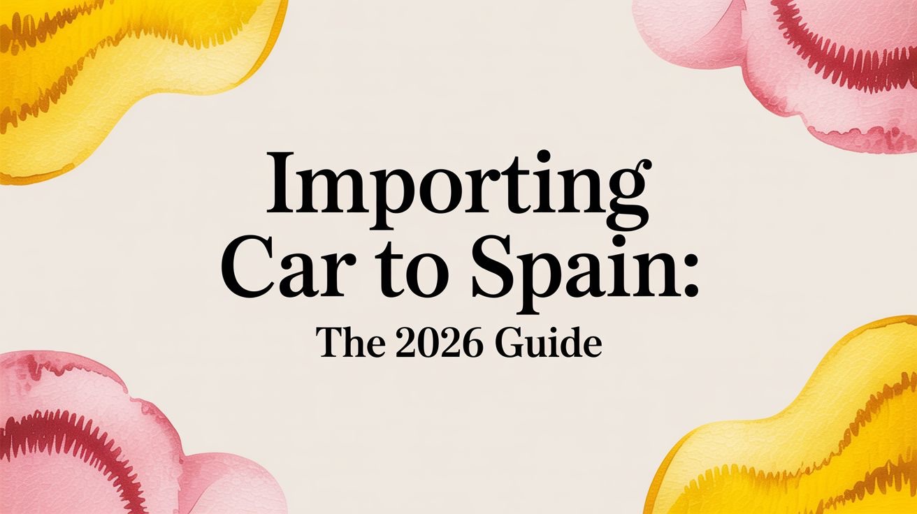 Importación de coches a España