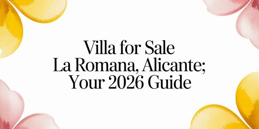 Villa te koop La Romana, Alicante: uw gids voor 2026