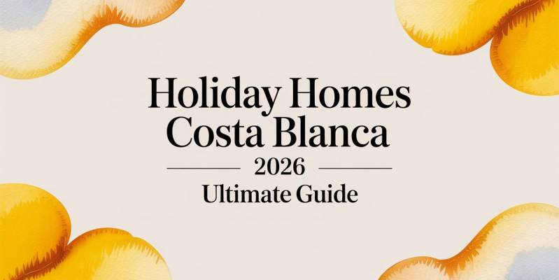 Holiday Homes Costa Blanca: 2026 Ultimate Guide