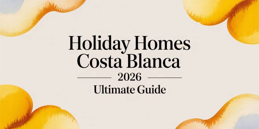 Holiday Homes Costa Blanca: 2026 Ultimate Guide