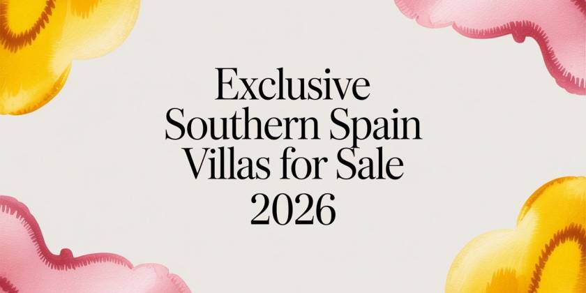 Exclusieve villa's te koop in Zuid-Spanje in 2026