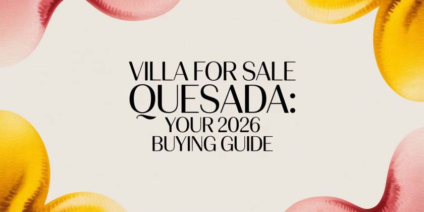 Willa na sprzedaż w Quesadzie: Twój przewodnik zakupowy na rok 2026