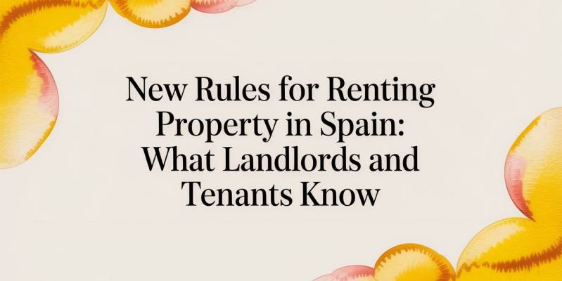 New rules for renting property in spain: What landlords and tenants know