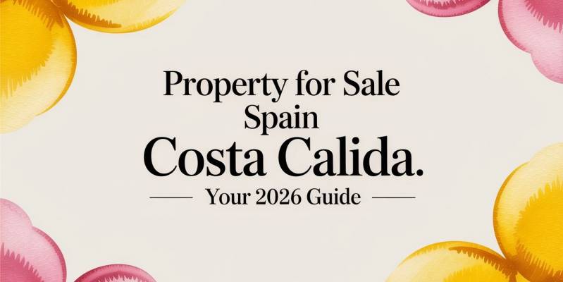Property For Sale Spain Costa Calida: Your 2026 Guide