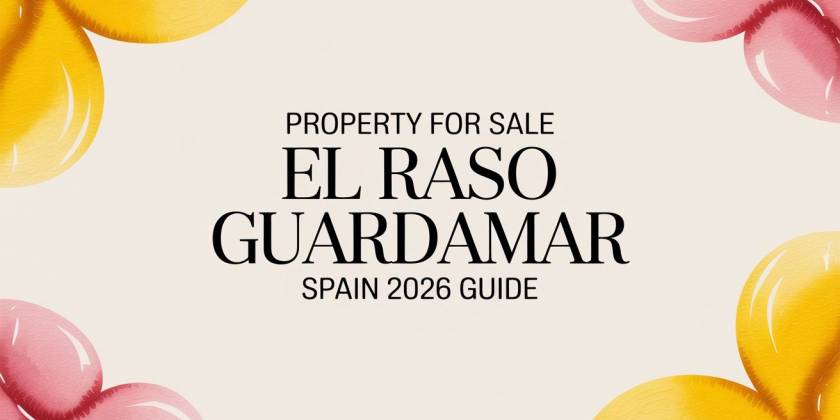 Vastgoed te koop El Raso Guardamar Spanje 2026 Gids