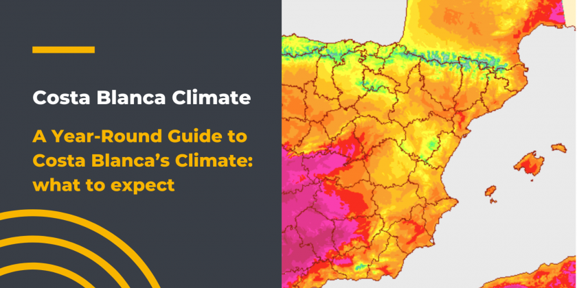 Guía del clima de la Costa Blanca durante todo el año: qué esperar