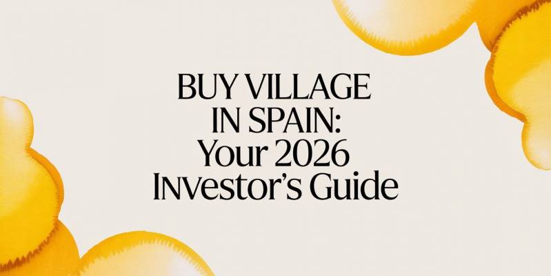 Buy Village in Spain: Your 2026 Investor's Guide