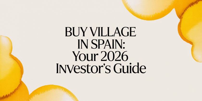 Buy Village in Spain: Your 2026 Investor's Guide