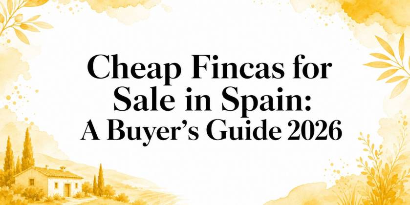 Cheap Fincas for Sale in Spain: A Buyer's Guide 2026
