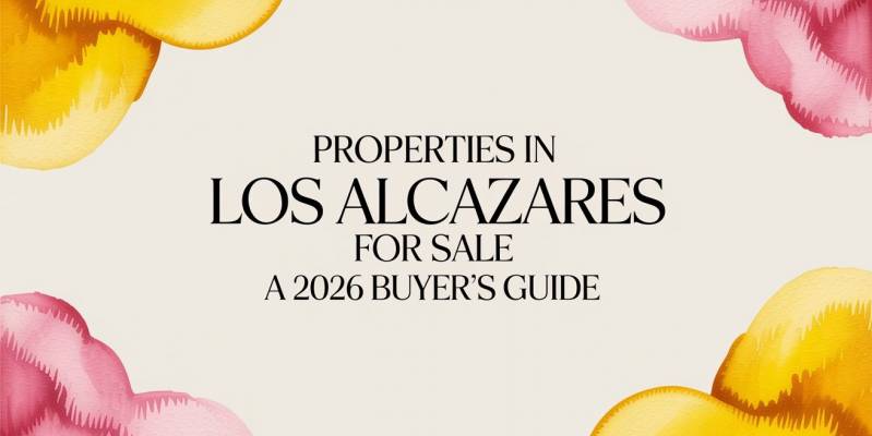 Properties in Los Alcazares for Sale a 2026 Buyer's Guide