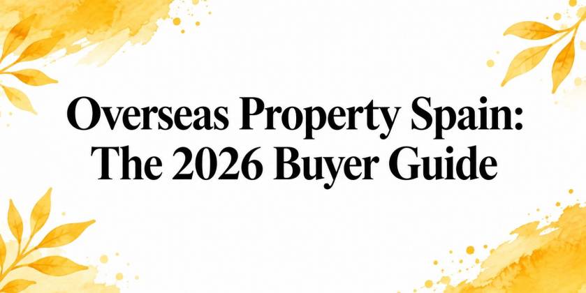 Overseas Property Spain: The 2026 Buyer Guide