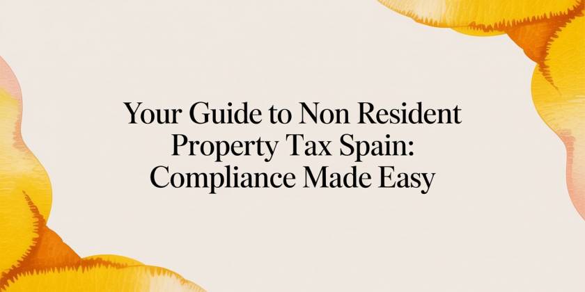 Uw gids voor onroerendgoedbelasting in Spanje voor niet-ingezetenen: naleving eenvoudig gemaakt