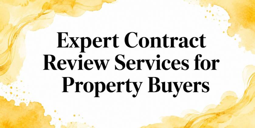 Expert Contract Review Services for Property Buyers