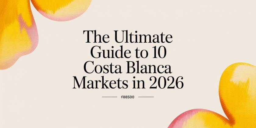 Le guide ultime des 10 marchés de la Costa Blanca en 2026