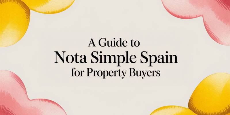 A Guide to Nota Simple Spain for Property Buyers