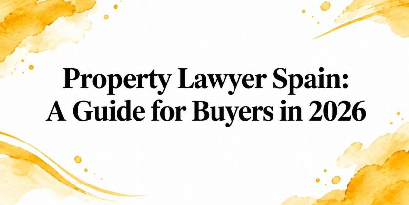 Property Lawyer Spain: A Guide for Buyers in 2026