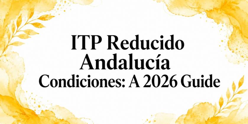 ITP reduced Andalusia conditions:A 2026 Guide