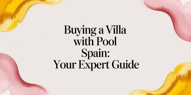 Buying a Villa with Pool Spain: Your Expert Guide