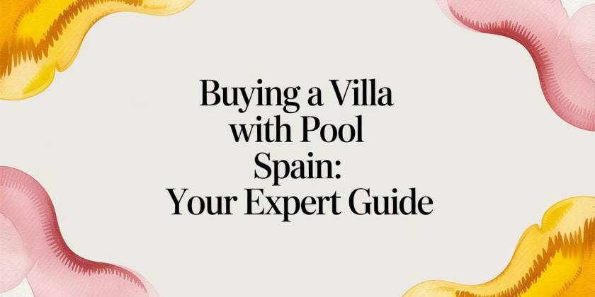 Comprar una villa con piscina en España: Tu guía experta