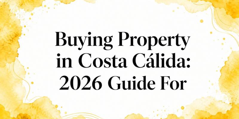 Buying Property in Costa Cálida: 2026 Guide