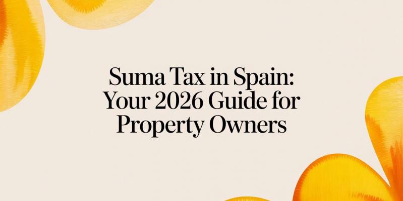 Suma tax in spain: Your 2026 Guide for Property Owners