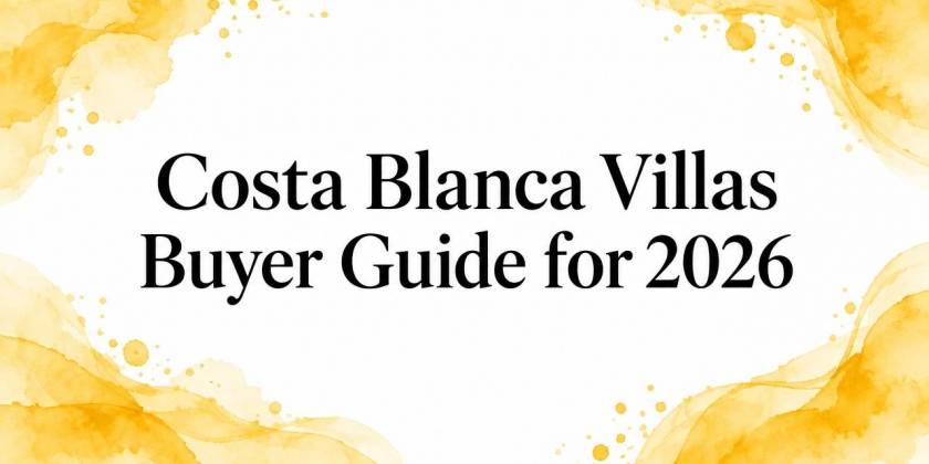 Guía para compradores de villas en la Costa Blanca para 2026