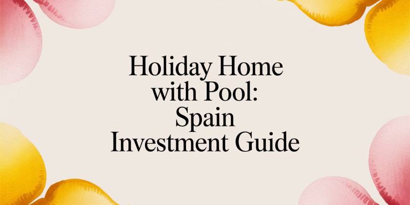Dom wakacyjny z basenem: Przewodnik inwestycyjny po Hiszpanii
