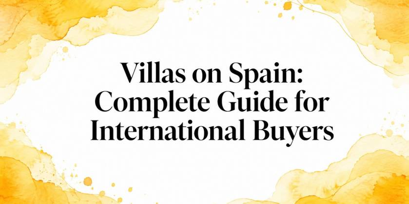 Villas on Spain: Complete Guide for International Buyers