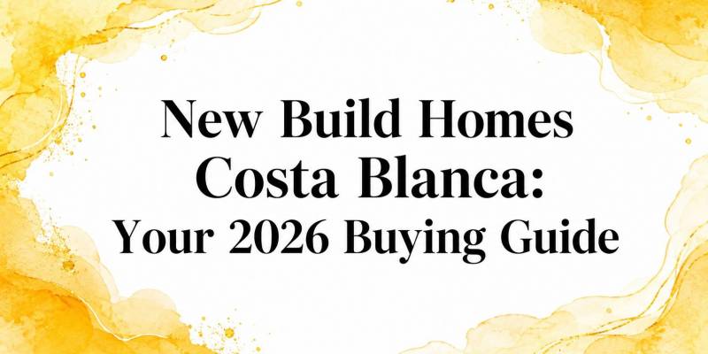  New Build Homes Costa Blanca: Your 2026 Buying Guide