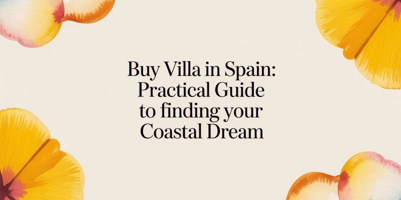 Buy villa in spain: Practical Guide to Finding Your Coastal Dream