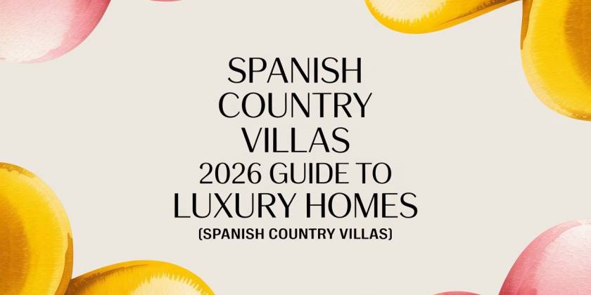 Villas de campagne espagnoles : Guide 2026 des maisons de luxe
