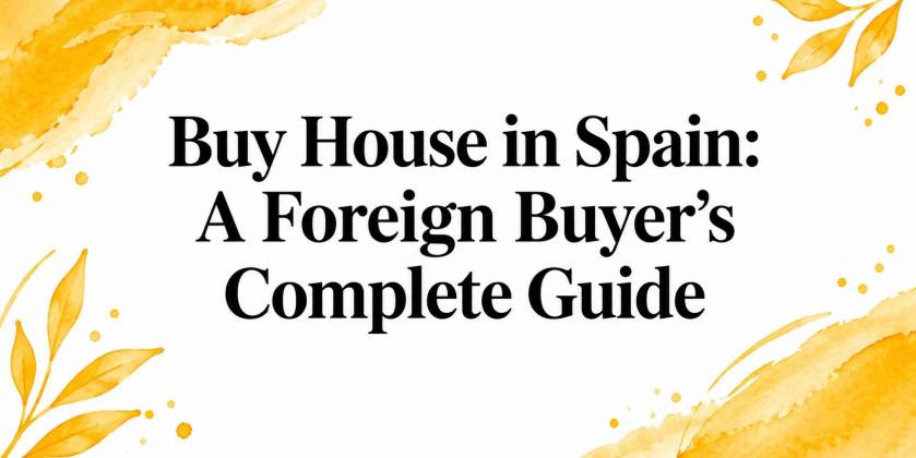 Buy House in Spain: A Foreign Buyer's Complete Guide