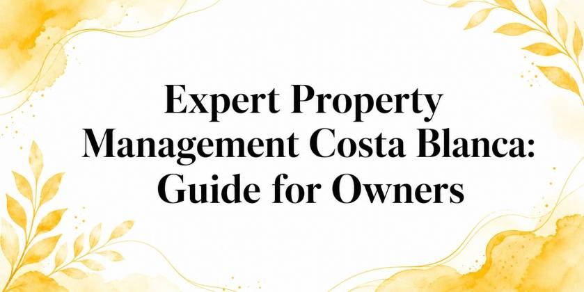 Expert Property Management Costa Blanca: Guide for Owners