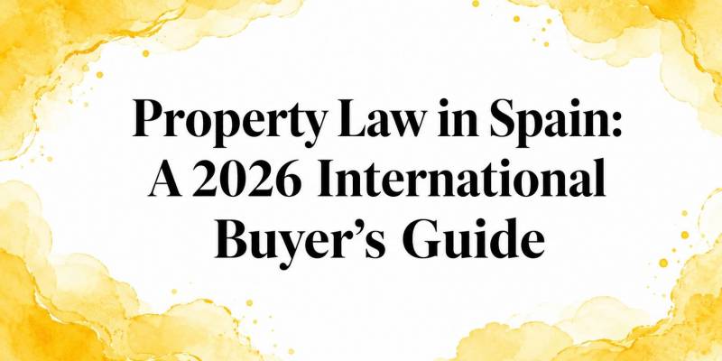 Property Law in Spain: A 2026 International Buyer's Guide