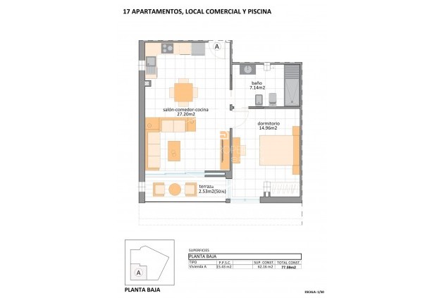 New Build - Apartment - flat -
San Pedro del Pinatar - Lo pagan