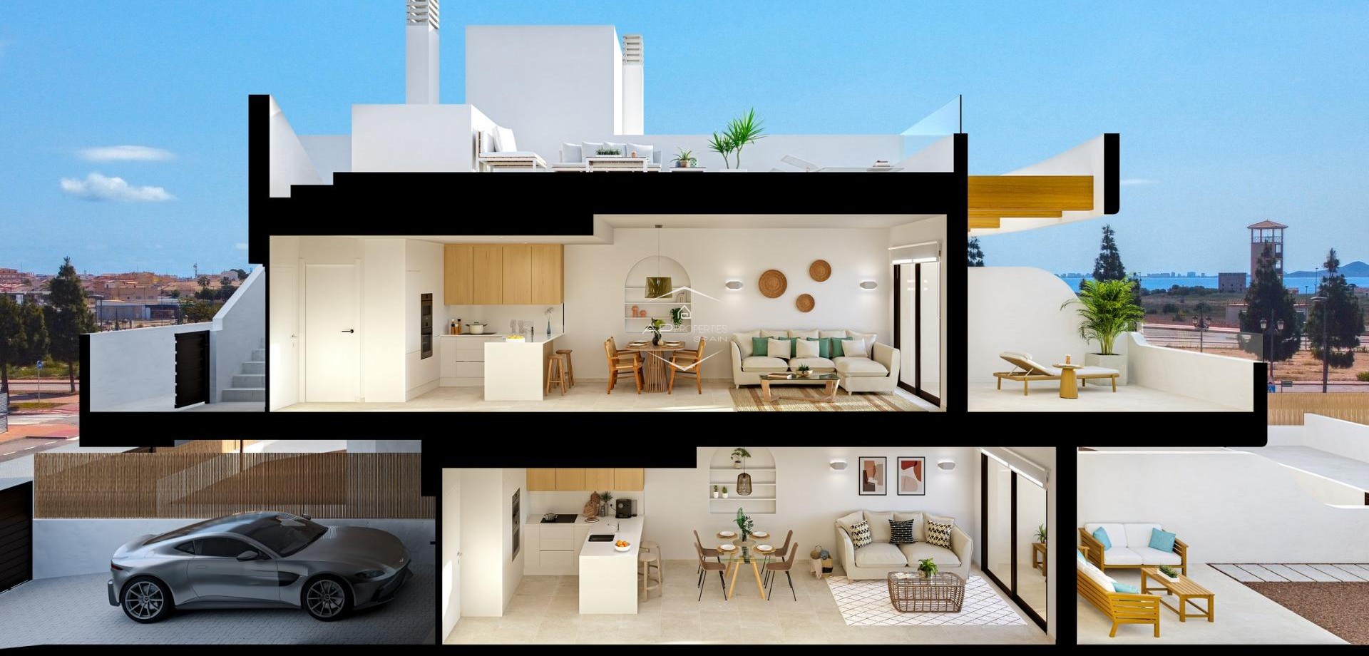 Nowy budynek - Apartament - Penthouse -
Los Alcázares - La Serena Golf