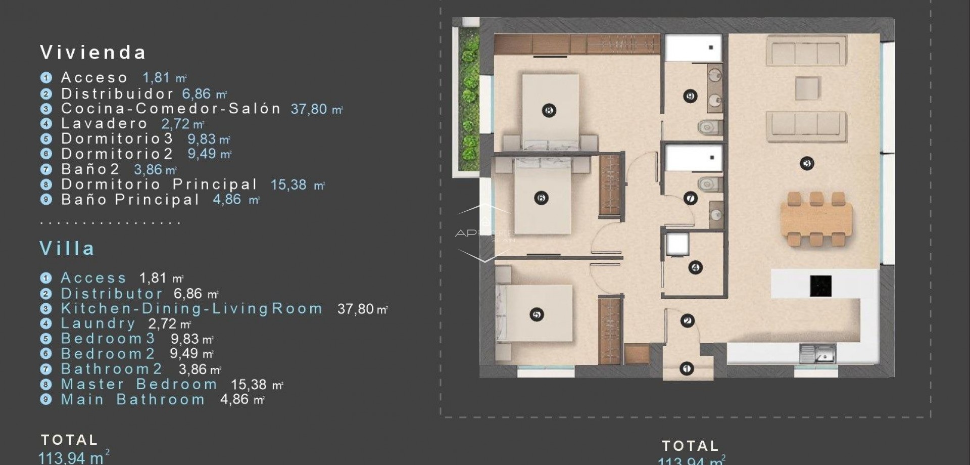 Nouvelle construction - Villa - Indépendante -
Orihuela Costa - Las Filipinas