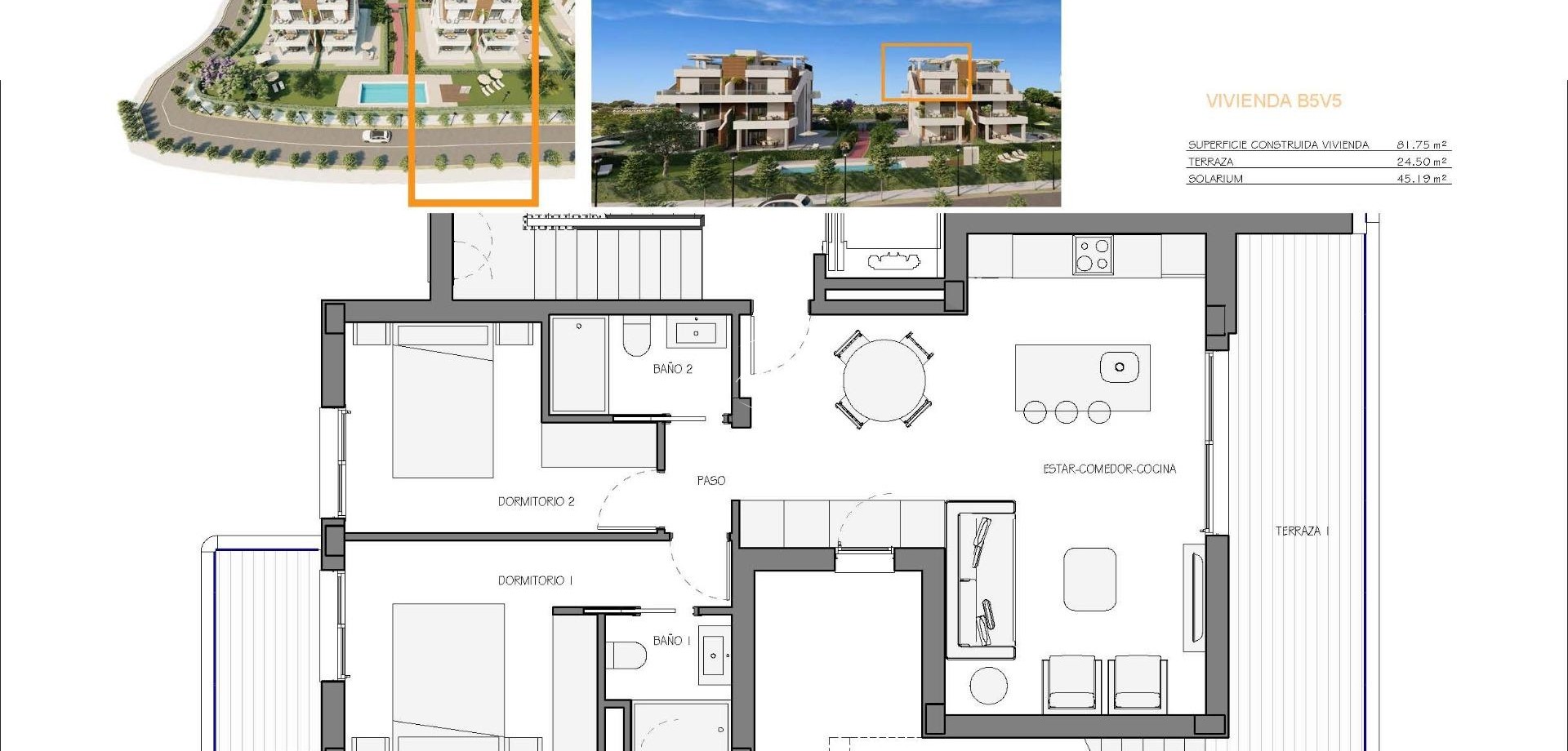 Nowy budynek - Apartament - Penthouse -
Fuente Álamo - Hacienda del Alamo