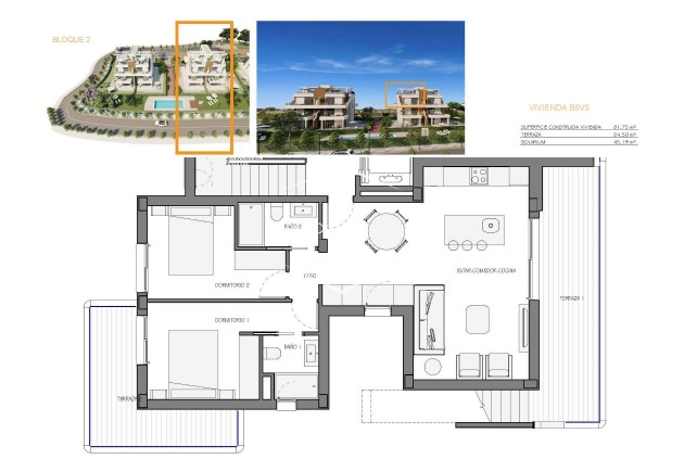 Nowy budynek - Apartament - Penthouse -
Fuente Álamo - Hacienda del Alamo