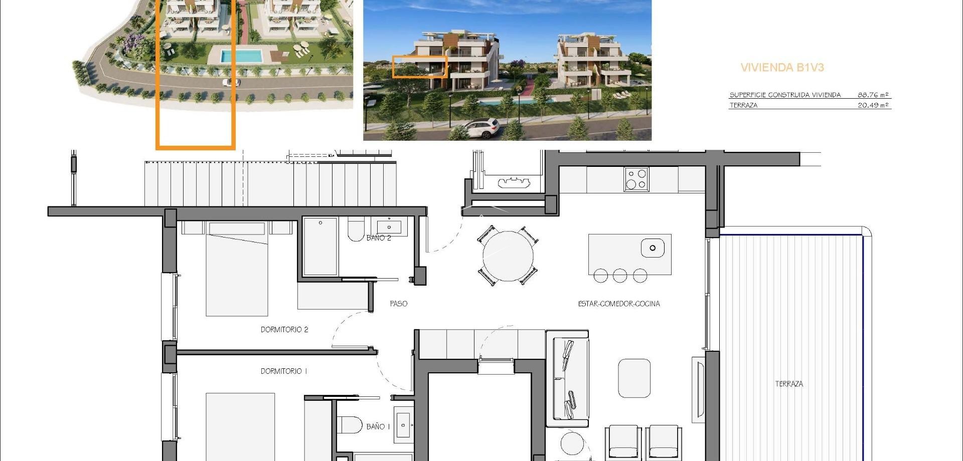 Nowy budynek - Mieszkanie - Apartament -
Fuente Álamo - Hacienda del Alamo