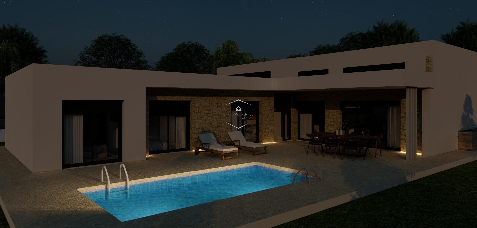 Nieuwbouw Woningen - Villa - Vrijstaand -
Pinoso - Campo