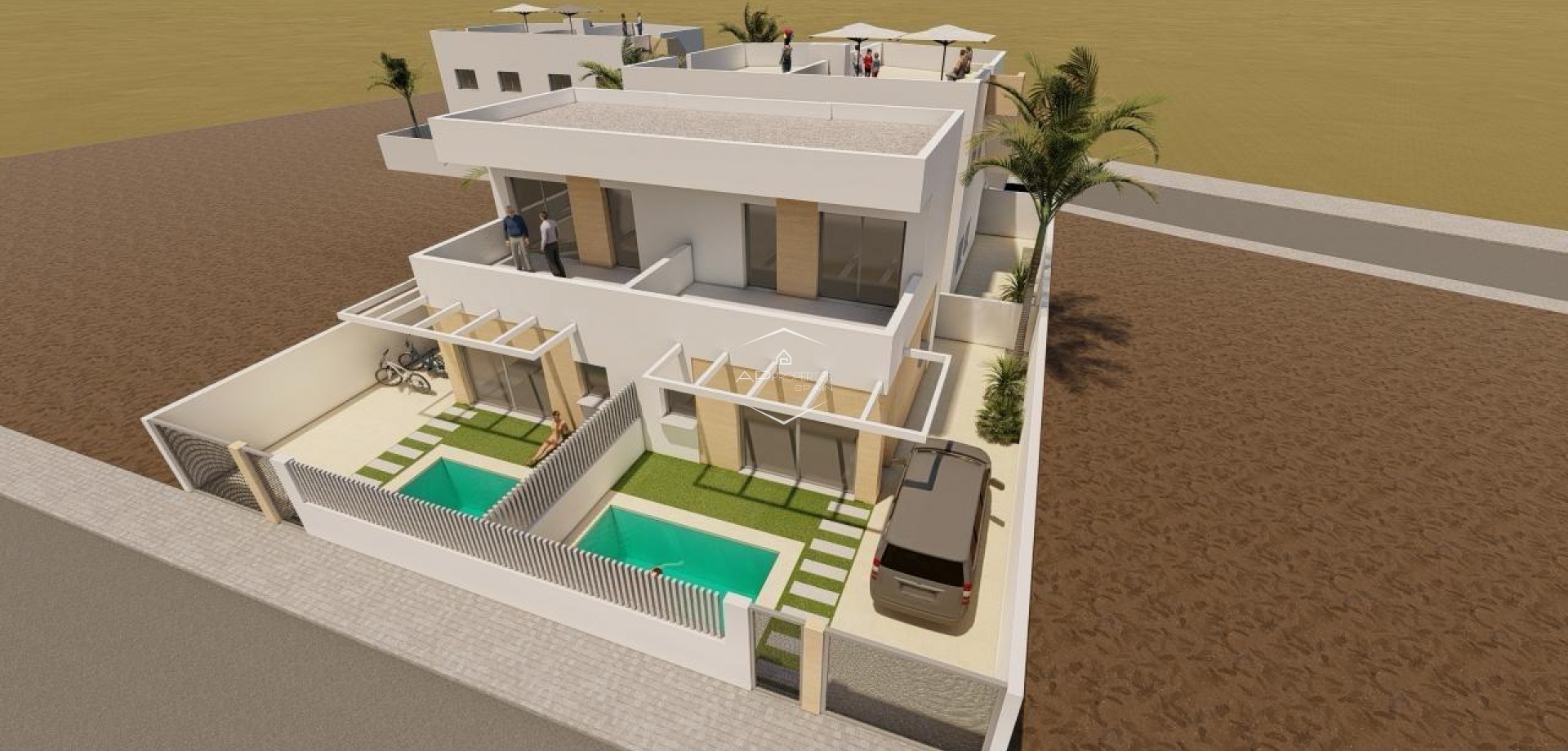 Nouvelle construction - Villa - Indépendante -
Puerto de Mazarron - Mar De Plata