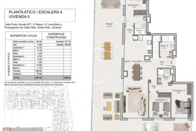 New Build - Apartment - Penthouse -
Santa Pola - Estacion de autobuses