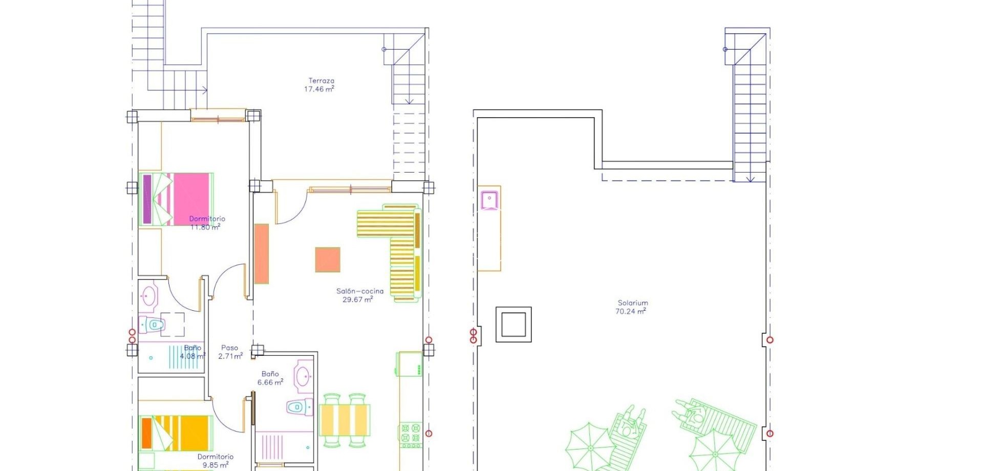 Nieuwbouw Woningen - Bungalow -
San Javier - pueblo