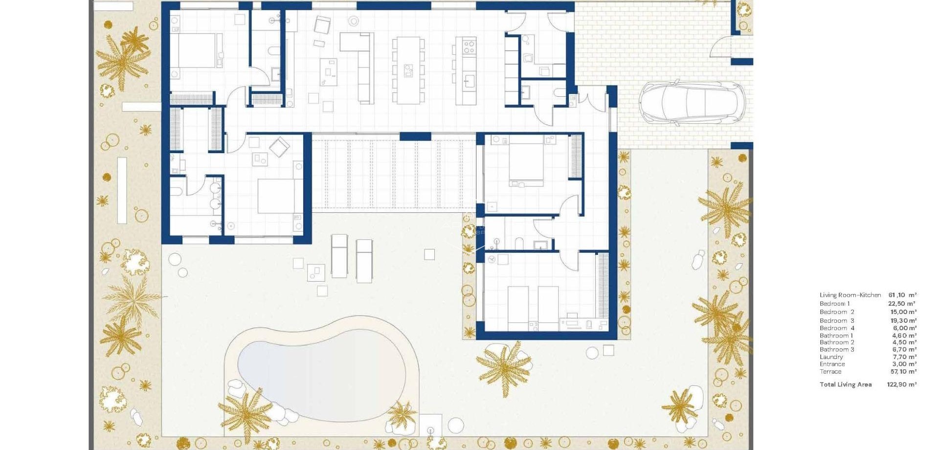 Nouvelle construction - Villa - Indépendante -
Baños y Mendigo - Altaona Golf