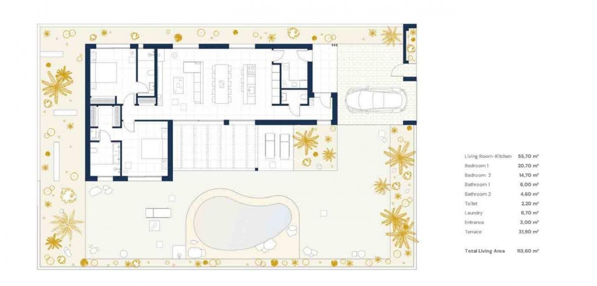 Nouvelle construction - Villa - Indépendante -
Baños y Mendigo - Altaona Golf