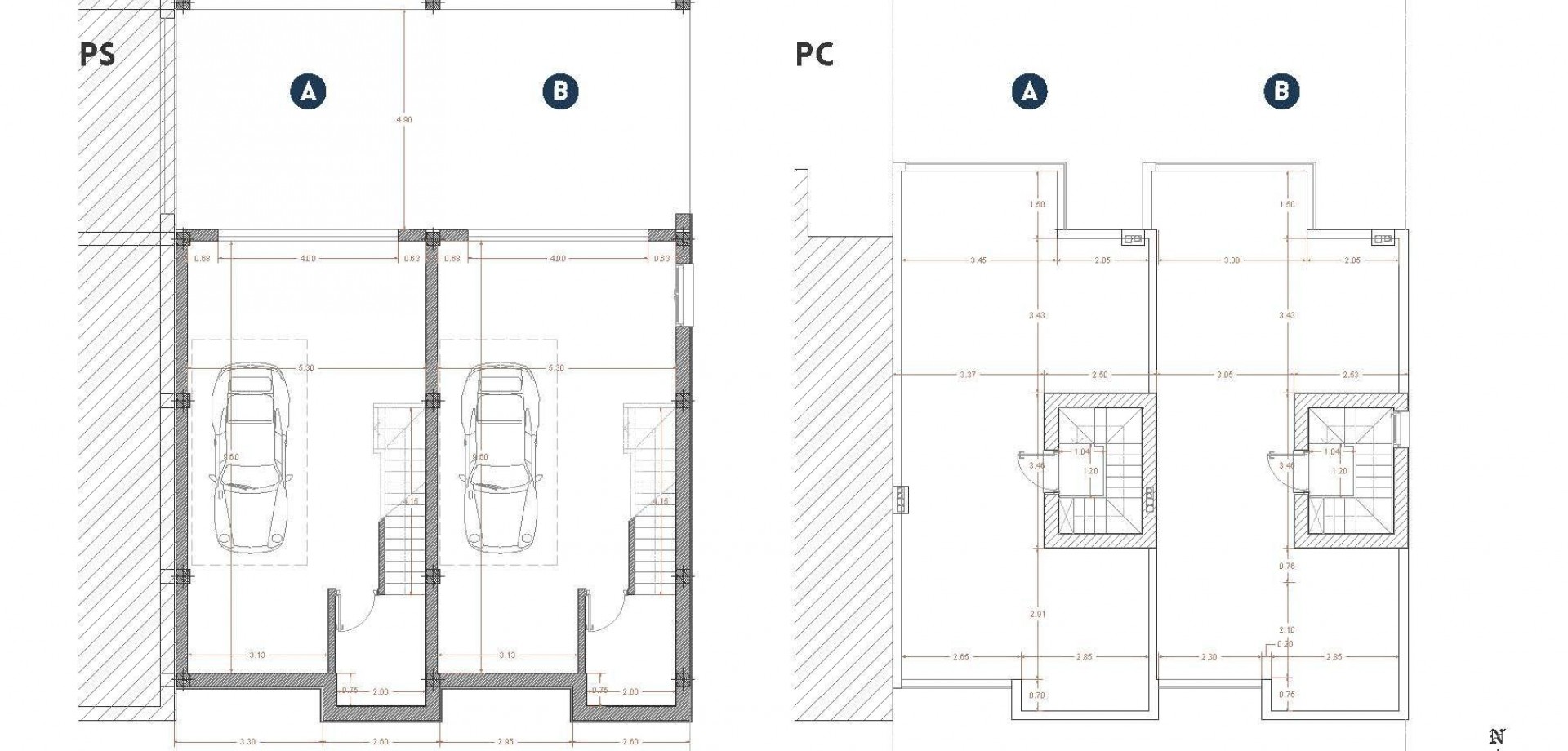 Nowy budynek - Szeregowiec -
Bigastro - pueblo