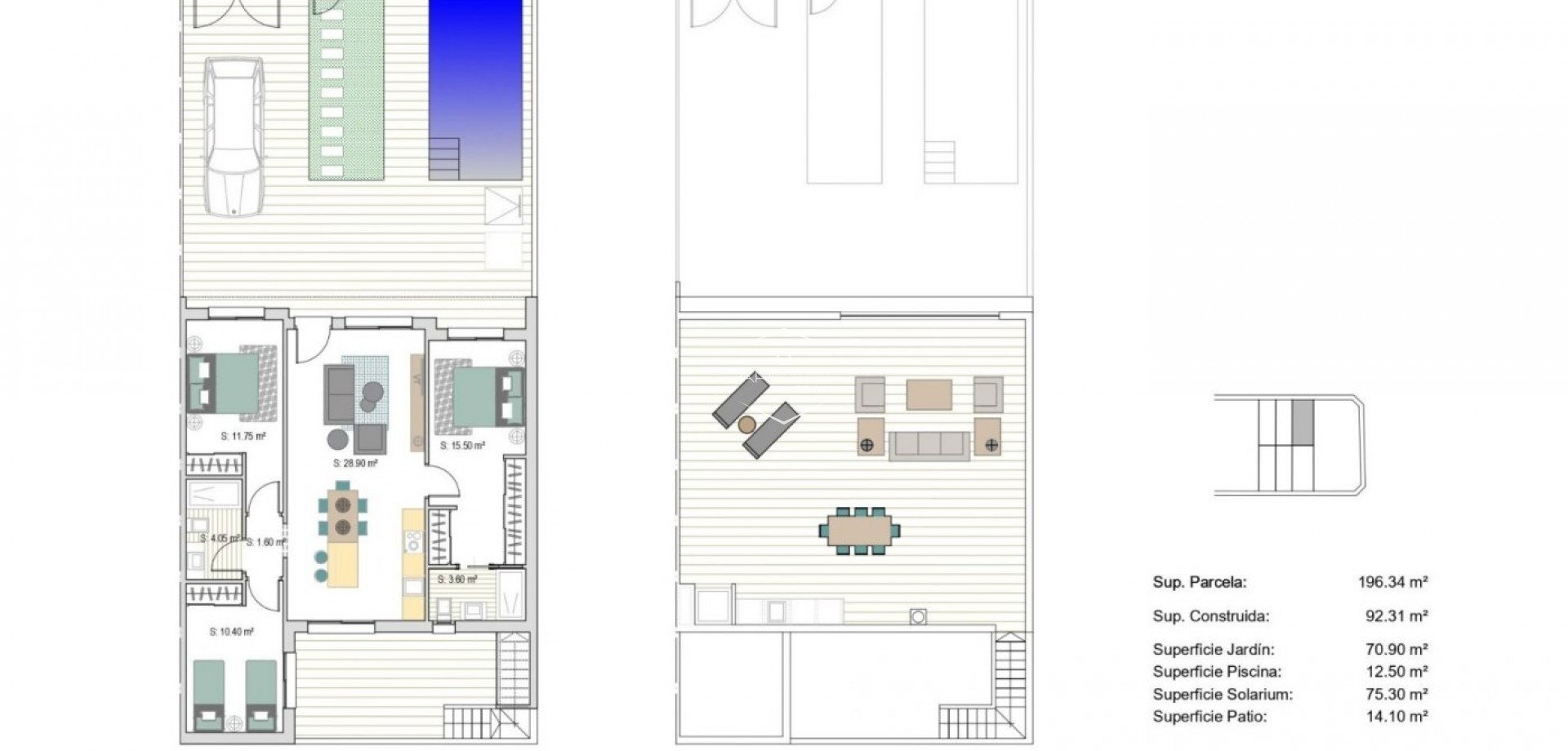 Nieuwbouw Woningen - Geschakelde woning -
San Javier - Parque del doce