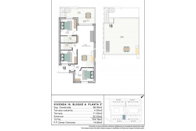Nowy budynek - Apartament - Penthouse -
Torre Pacheco - San Cayetano